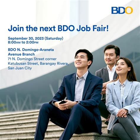 BDO Unibank on LinkedIn: Find your way to BDO and join our job .